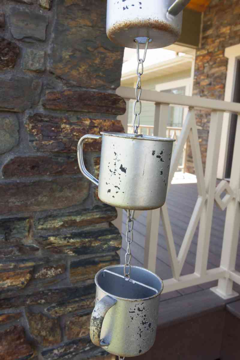 Creative porch-side decor.