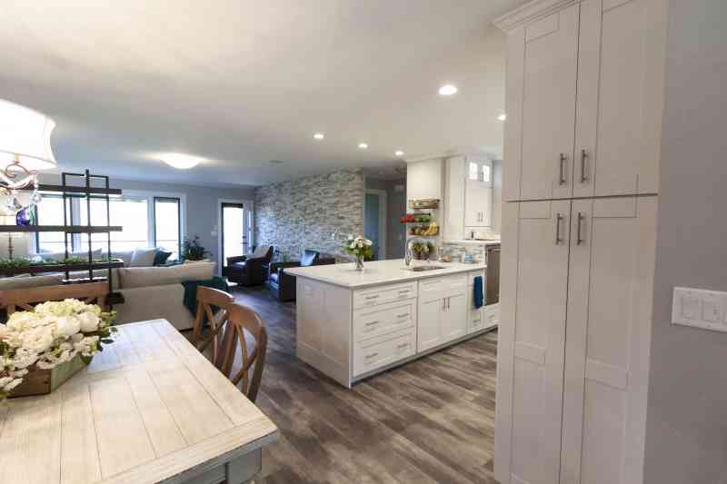 bright space with a splash of color